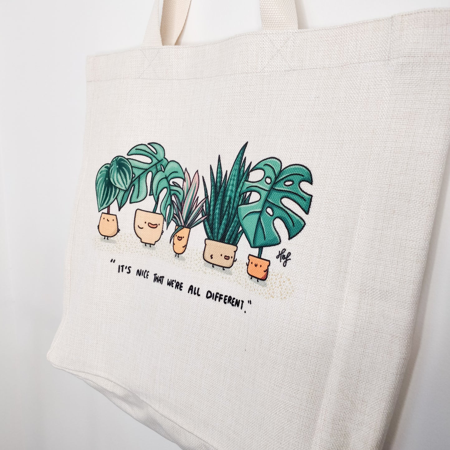It's nice that we're all different Tote Bag