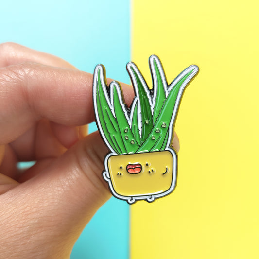 Aloe Vera Soft Enamel Pin
