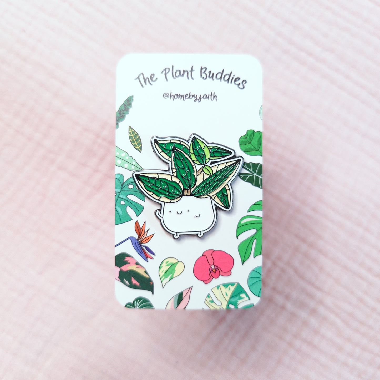 Hoya Macrophylla Soft Enamel Pin